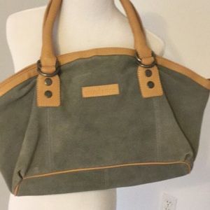 Sundance gray suede tote bag